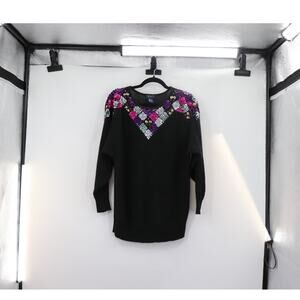 Vintage DHI 1980s Beaded Sweater